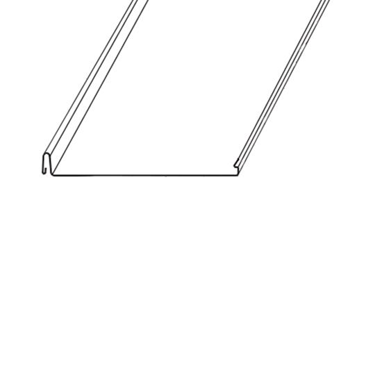 Coastal Metal Service 16" .032 SS Panel with Striations — Metal Roofing — C16SSS032CG