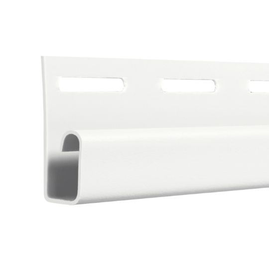 CertainTeed Siding 3/8" Vinyl Carpentry Pocket J-Channel - Matte Finish — CERJ38CW
