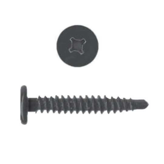 Englert #14-13 x 1-1/2" DP1 Concealor Low Profile Clip Fastener with #2 Square Recess - Box of 2,500