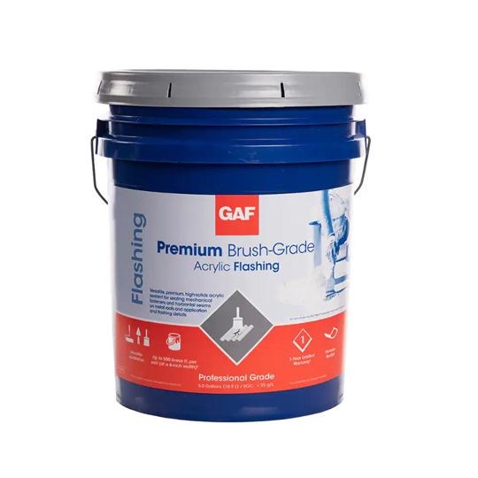 GAF Premium Brush-Grade Acrylic Flashing — GAFPBGAFWH5