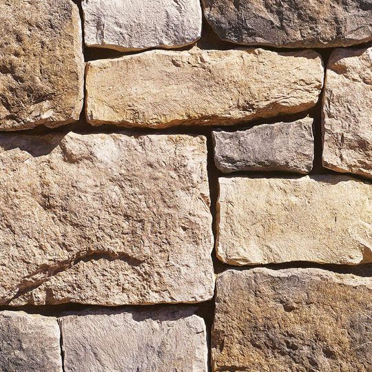 Eldorado Stone RoughCut Flat Stone - 110 Sq. Ft. Box — ELDOSGF0003BB