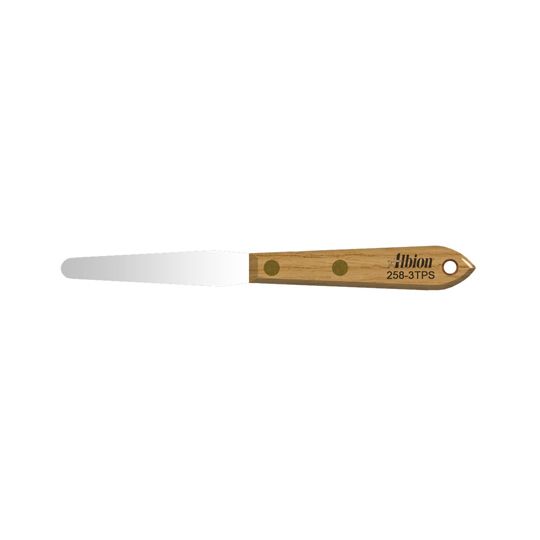 Albion Dispensing Solutions 3/8" Wide Classic Series Tapered Spatula with 3" Wide Blade