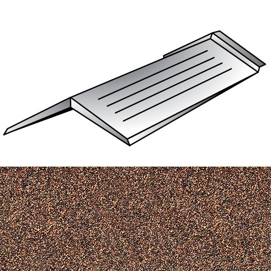 Unified Steel 12" x 12" Cap Cottage (Hip & Ridge) — Metal Roofing — BORCCBC