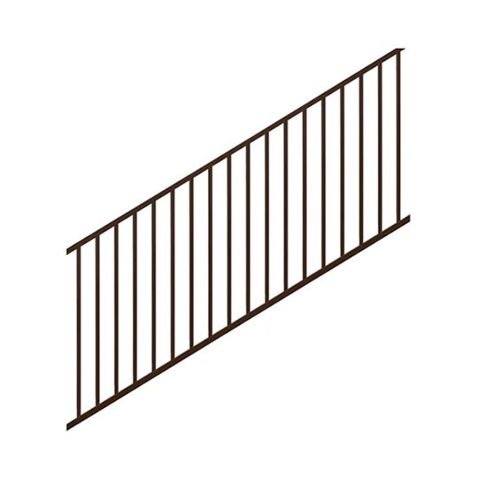 Trex Select Stair Rail Kit with Square Aluminum Balusters (no hardware) — TRXSSRKA842BB