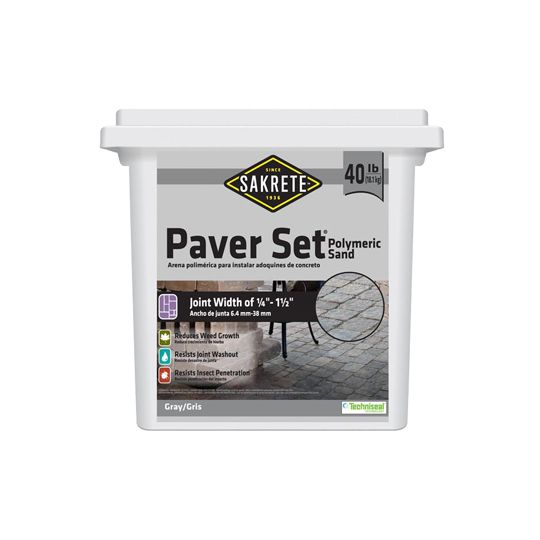 Sakrete Paver Set Polymeric Sand - 40 Lb. Pail