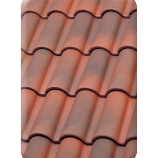 Santa Fe Tile Mixed Large S Tile — Tile Roofing — SFTMLTTGJ