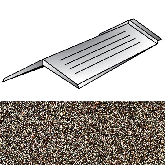 Unified Steel 12" x 12" Cap Cottage (Hip & Ridge) — Metal Roofing — BORCCTW