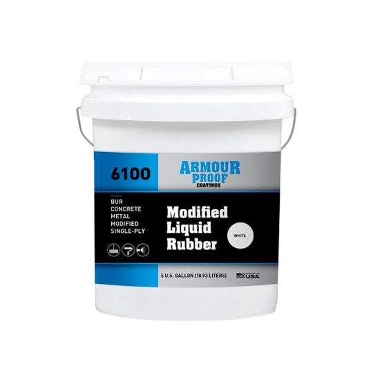 United Asphalt (New Jersey) Armour Proof AP-6100 Modified Liquid Rubber - 5 Gallon Pail — UASMLRG5