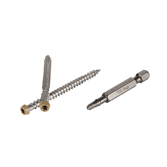 Azek 2-1/2" TOPLoc Color-Matched Decking Screws - Box of 1,050 — AZKATLOC300LT