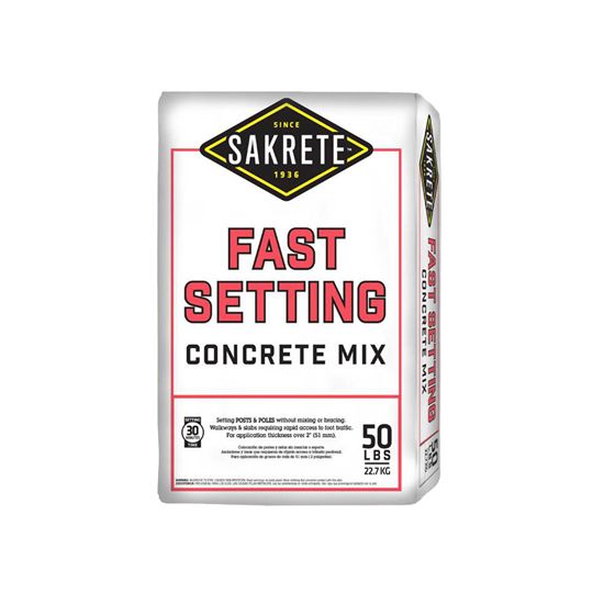 Sakrete Fast Setting Concrete Mix - 50 Lb.