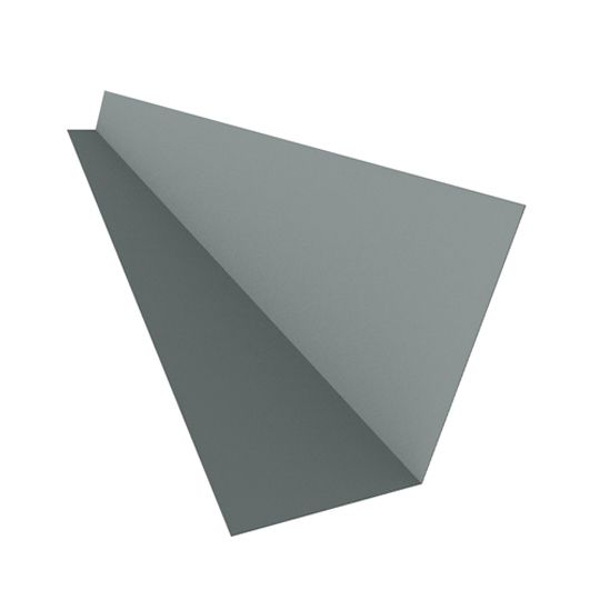 Able Sheet Metal 26 Gauge x 4" x 6" x 10' 110° Galvanized Steel Roof To Wall Flashing