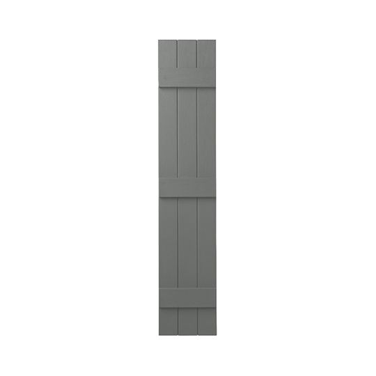 Mastic 11" x 47" Board & Batten Standard 3-Board Shutters - Closed Style — ACOVIN3C114716