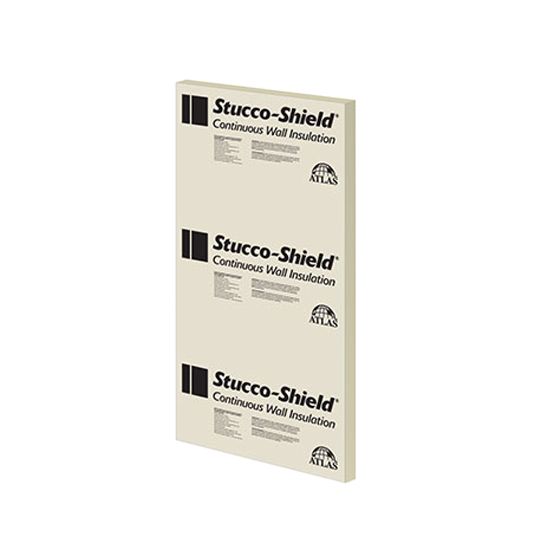 Atlas 1" x 4' x 8' Stucco-Shield Continuous Wall Insulation
