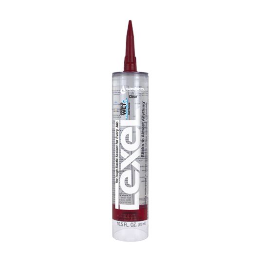 Sashco Lexel Caulk - 10.5 Oz. Cartridge — SASLXLC105CL