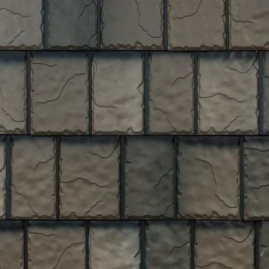 Edco Products ArrowLine Slate Steel Roofing - Blend — EPIASL1250TTB