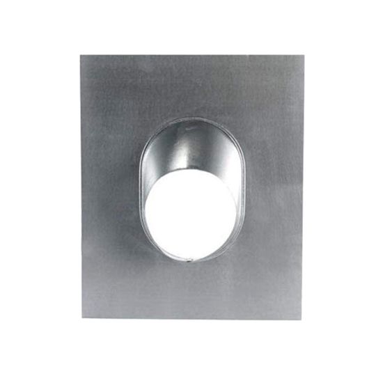 Selkirk 3" Round Type "B" Gas Vent Adjustable Roof Flashing - Flat to 6/12 Slope