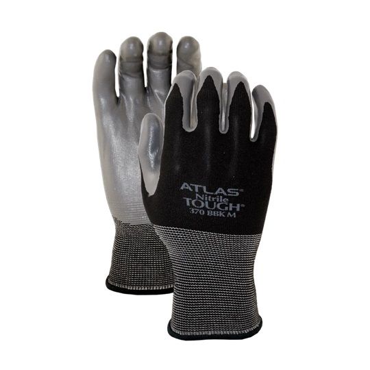 Watson Gloves 380 Blackhawk Gloves with Nitrile Coating - Large