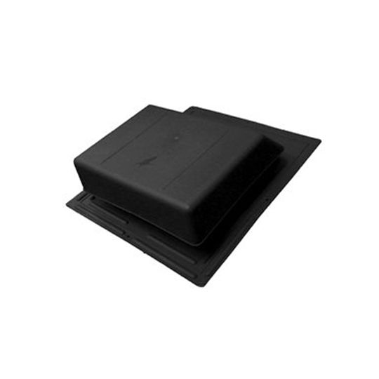 Air Vent Airhawk Plastic Slant Back Static Vent — Ventilation and Drainage — AIRSLP61BL