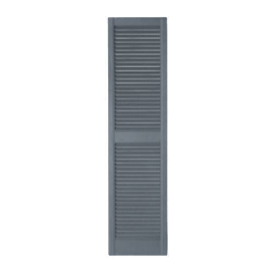 Mastic 12" x 59" Standard Open Louvered Shutters - Regular Style — ACOVINLV125941
