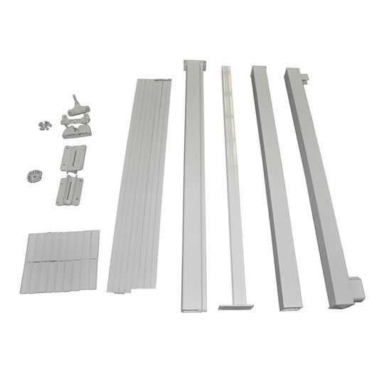 Regal Ideas (ASGP36) 48" x 36" Gate Package with Narrow Pickets — RIXASGP36OW