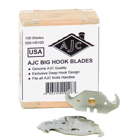 AJC Tools & Equipment Big Hook Blades - Box of 100 — HGJAM245