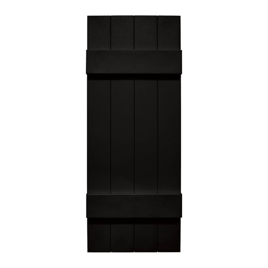 Mid-America Board-N-Batten Standard Four-Board Joined Shutter — MABBNB4BJ1431002