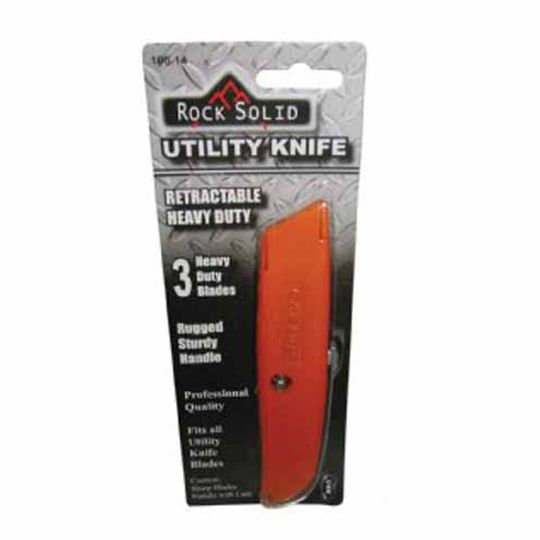 C&R Manufacturing Retractable Utility Knife Retail Carded