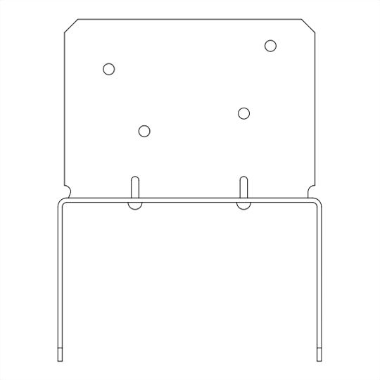 Simpson Strong-Tie 16 Gauge 4x Adjustable Post Cap with Zmax Coating