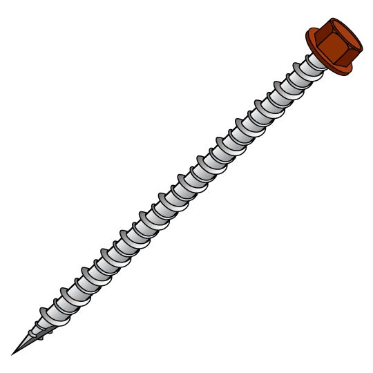 Unified Steel #10 x 2-1/2" Panel Screws - Bag of 500 — BORPS212SR