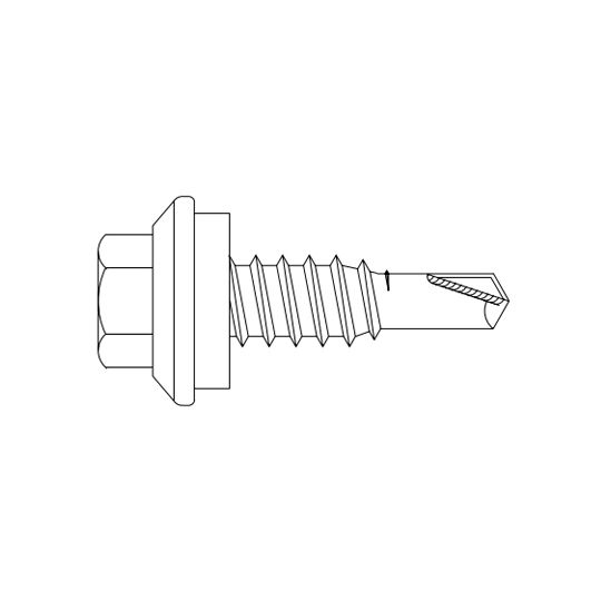 Metal Sales 7/8" Stitch Screws - Bag of 250 — MTS8234863