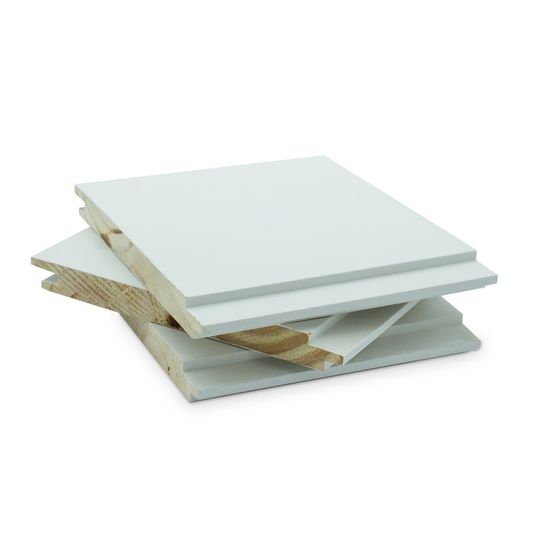 Universal Forest Products 1" x 6" x 12' Primed Shiplap Wood — UNISLP1612