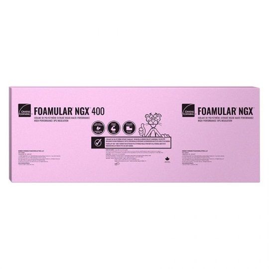 Owens Corning Foamular NGX F400 Rigid Foam Insulation