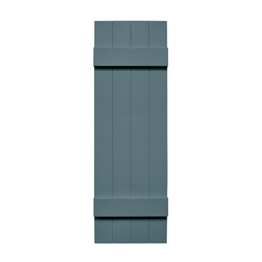 TRI-BUILT Standard Board-N-Batten 4-Board Joined Shutters (Pair) — TRI031451004