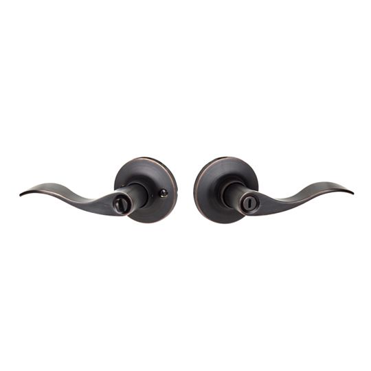 Sure-Loc Hardware Snowbird Privacy Lever, Vintage Bronze MP24