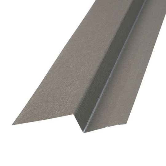 DOT Metal Products 1/2" x 1-1/4" x 1-3/4" Galvanized Z Bar Flashing
