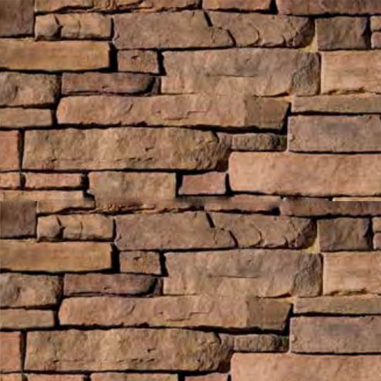 Eldorado Stone Mountain Ledge Flat Stone - 110 Sq. Ft. Box — ELDMLF0087BB