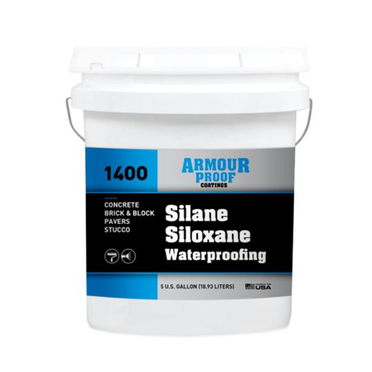 United Asphalt (New Jersey) Armour Proof AP-1400 Silane/Siloxane Waterproofing - 5 Gallon Pail