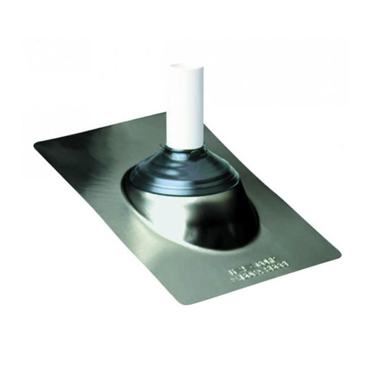 TRI-BUILT Galvanized Roof Pipe Flashing — TRIG2RPFGALV