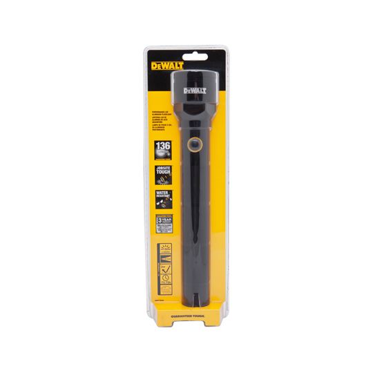 DeWalt Aluminum Flashlight - Uses 3-D Batteries
