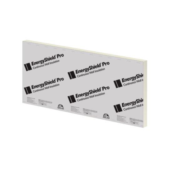 Atlas 1" x 4' x 8' EnergyShield Pro Continuous Wall Insulation