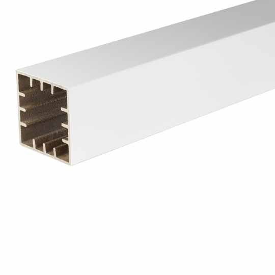 Azek 5-1/2" x 5-1/2" x 54" Post Sleeve for Premier & Trademark — AZKPPS5554WH