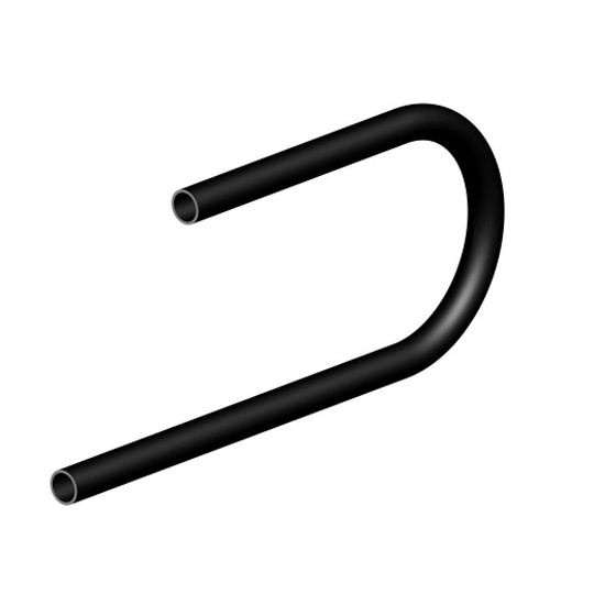 Color Guard Railing Systems Aluminum P-Loop Return -Secondary Handrail