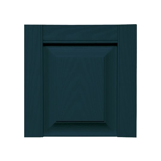 Mid-America Transom Top for Standard Raised Panel Shutters — MABTT14MBL