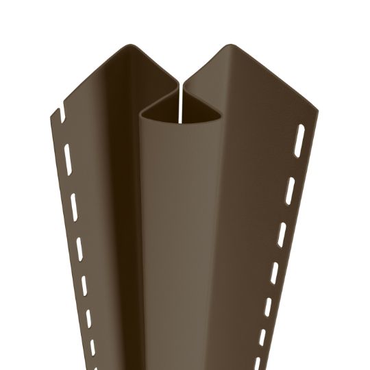CertainTeed Siding 1-1/4" CedarBoards Matte Finish Inside Cornerpost — CER114ISCPSBR