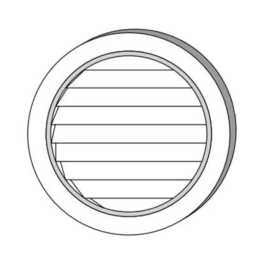 Mastic 36" Round Gable Vent — ACORDGV3636