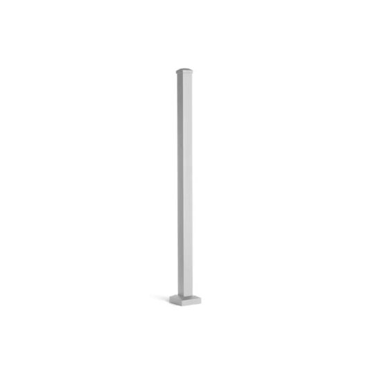 Trex 37" Reveal Aluminum Post with Cap & Skirt - Sold Individually — TRXSHPCS2537WH