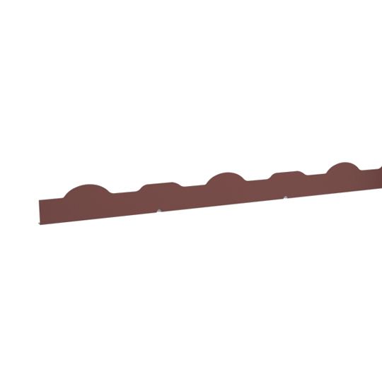 Able Sheet Metal 28 Gauge Malibu Bird Stop — ABMBSMABR28G