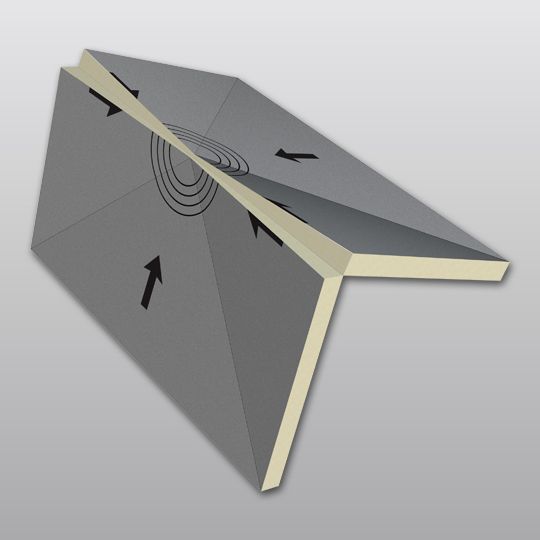 Carlisle SynTec Hinged Target Sump Polyiso Insulation — CARISHSS88