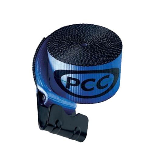 Pacific Cargo Control Winch Strap with Flat Hook — PCF4530FHBL