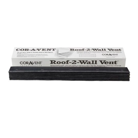 Cor-A-Vent Roof-2-Wall Vent - 24 Lin. Ft. Box